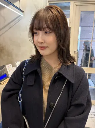 ミディアム ナチュラルなヘア /ヨシダトモキのヘアスタイル