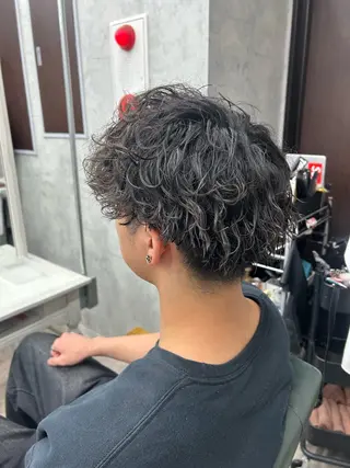 パーマ メンズ limit ユイカ/ ハイトーンカラーのヘアスタイル