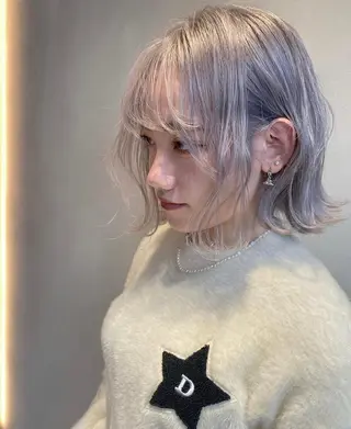 ミディアム カラー 梅原 大和のヘアスタイル