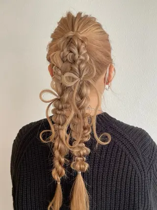 ヘアアレンジ Mimosa ︎✿HINATA︎✿のヘアスタイル