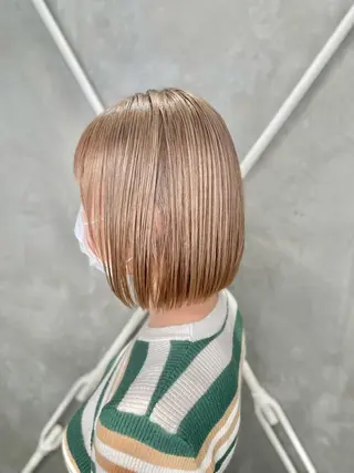 ミディアム カラー 大人ショート🥂みつ はし こうだい🦕のヘアスタイル