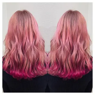 セミロング カラー 村山 茉衣のヘアスタイル