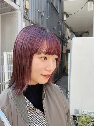ミディアム カラー 🪞透けhair 🪞honokaのヘアスタイル