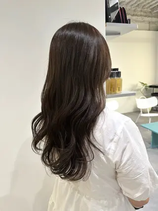 ロング アンニュイヘア/ 顔周りカット/眞弓萌のヘアスタイル