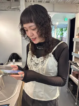 ミディアム パーマ お悩み解決パーマ hana🩰のヘアスタイル