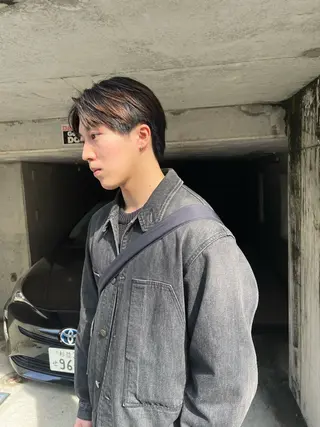 メンズ ボブ/レイヤー /河内温太のヘアスタイル