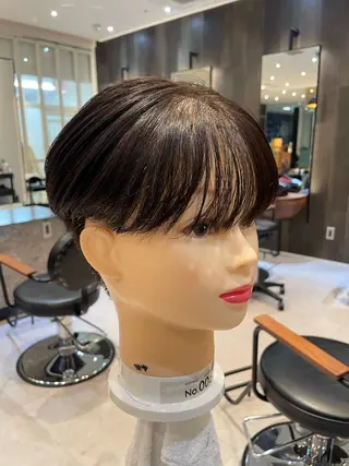 オリーブカラー🫒/ 透明感カラー/みゆのヘアスタイル