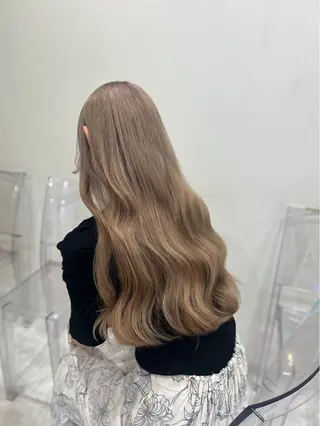 ミディアム カラー 🎀🧁ダメージレス 艶髪カラー🧁🎀のヘアスタイル