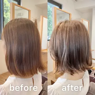 ショート カラー KIZU 髪質改善 オカルト怪談のヘアスタイル