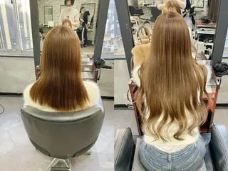 ロング 💎馴染むエクステ ×カラーTOMO💎のヘアスタイル