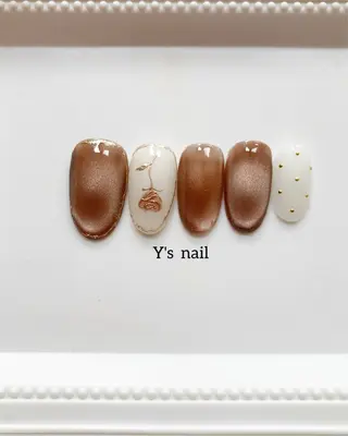 ネイル 手書きが得意🖌️ Y’s  nailのネイルデザイン