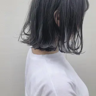 ショート カラー ノグチ ユウキ/ボブのヘアスタイル