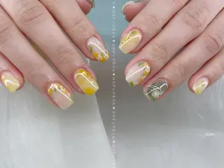 ネイル 神田 ココナッツのネイルデザイン