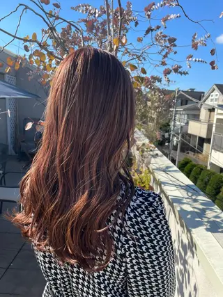 ロング カラー 韓国風/オシャレ /縮毛矯正/滝口琴未のヘアスタイル