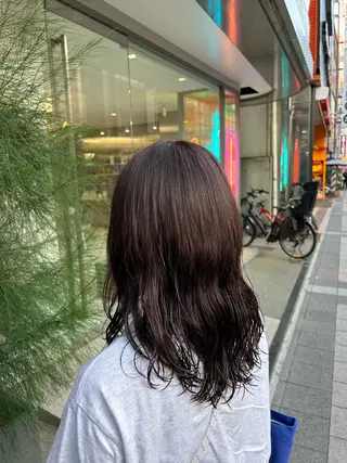 ミディアム カラー メンズ/ボブ/パーマ /くるみのマツエク・マツパデザイン