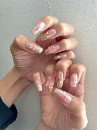 ネイル 甲府市徳行 🧸prunelleのネイルデザイン