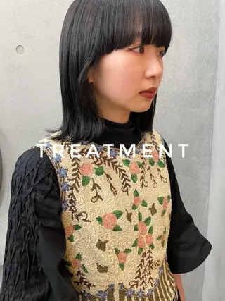 ミディアム カラー パーマ ヘアアレンジ キッズ オトナヘア🌸 harukaのヘアスタイル