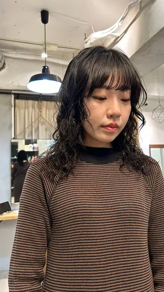 パーマ じゅわっと暖色カラー 🍊Moemiのヘアスタイル