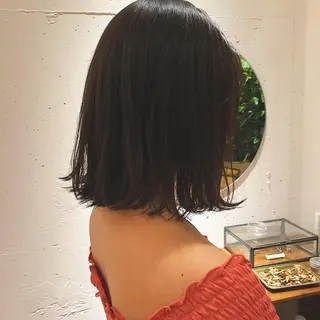 ミディアム カラー IVORY.所属・🟩白髪ぼかし/ボブ /ショートヘア/大司のヘアスタイル