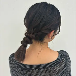ヘアアレンジ Ayano‪‪🎀似 合わせ×透明感🎀のヘアスタイル