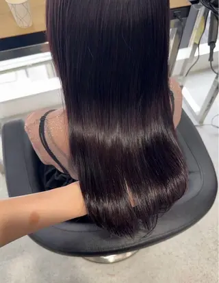 ロング miku/ラベンダー 透明感カラー🪻❤︎のヘアスタイル