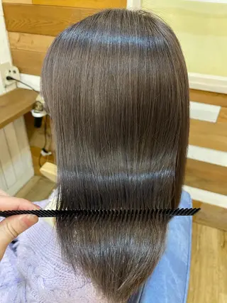 セミロング 髪質改善/縮毛矯正/ 廣瀬のヘアスタイル