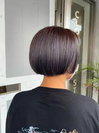 ショート カラー miloc かおりのヘアスタイル