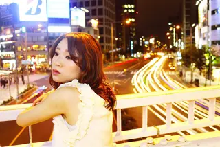 ミディアム セミロング カラー パーマ 川間 将彦のヘアスタイル