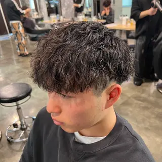 ショート カラー パーマ ヘアアレンジ メンズ キッズ 🔷横浜1のパーマ 職人🔷将太郎のヘアスタイル