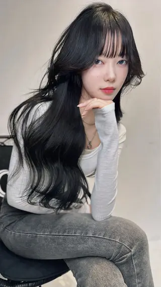 ロング 中韓🇨🇳🇰🇷 🤍TAKAHIROのヘアスタイル