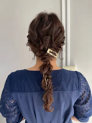 ヘアアレンジ メンズモテパーマ💙 fuwaのヘアスタイル