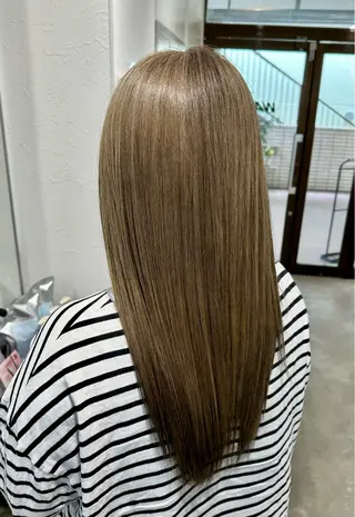 ロング カラー WARP/縮毛矯正 山野辺のヘアスタイル