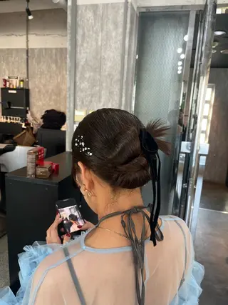 セミロング TIDEHAIR shina⋆𝜗𝜚のヘアスタイル