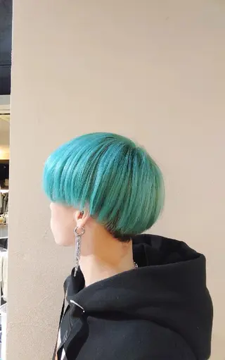 ショート カラー メンズ iss所属・メンズ/パーマ特化 /波巻き/林洋平のヘアスタイル