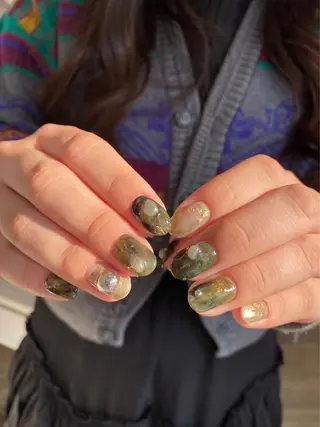 ネイル 草加ニュアンスネイル 🌚hersのネイルデザイン