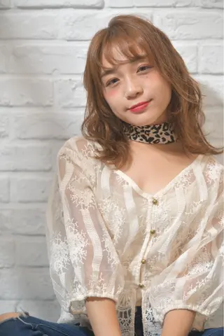 ミディアム トレンドヘアーに🌈 川村　静香のヘアスタイル