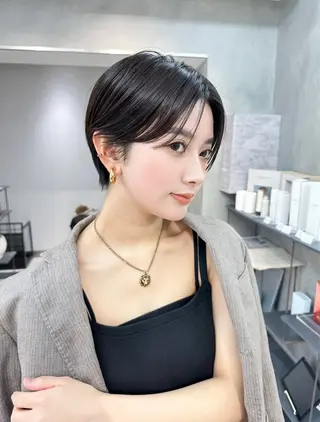 ショート ハイトーンカラー/ さらさのヘアスタイル