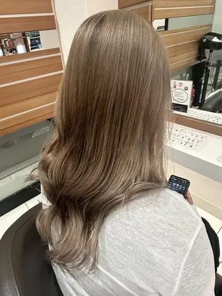 ロング Moka モデル募集のヘアスタイル