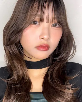 セミロング 剣持友希/ifh iizuka/高崎のヘアスタイル