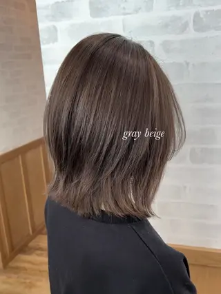 ミディアム カラー PETZjasmine所属・顔周りカット/透明感 カラー🤍大塚蛍のヘアスタイル