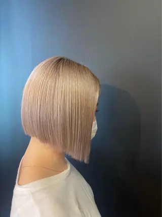 ショート カラー スローエイジング/ ダメージレス鈴木慎一のヘアスタイル