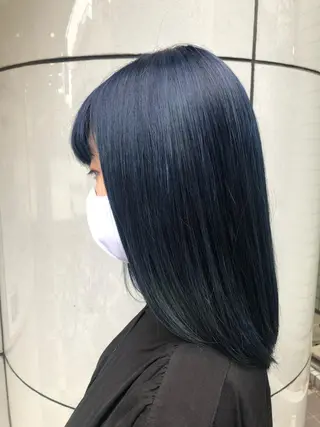 ミディアム カラー 千葉 洋平のヘアスタイル