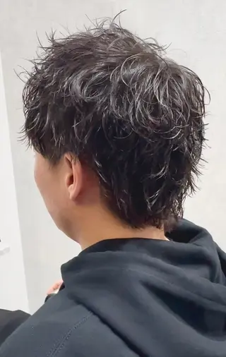 メンズ 山口稜太 メンズ/波巻きパーマのヘアスタイル