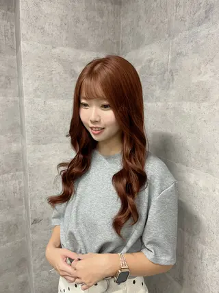 ロング カラー L'wis所属・川浪 ほほみのヘアスタイル