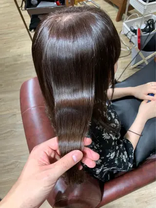 ミディアム 【清瀬】パサツキ 広がり改善川合剛史のヘアスタイル