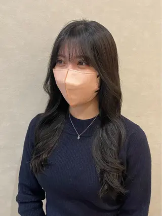 ロング パーマ 小川 泉美のヘアスタイル