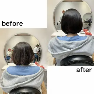 ミディアム パーマ 川間 将彦のヘアスタイル