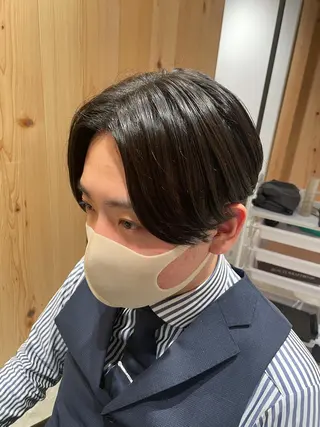 ショート カラー パーマ ヘアアレンジ メンズ パーソナルカラー合わ せたカラー🤍なつみのヘアスタイル