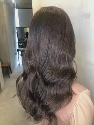 ロング カラー マンツーマン／韓国 ヘア‎Amiのヘアスタイル