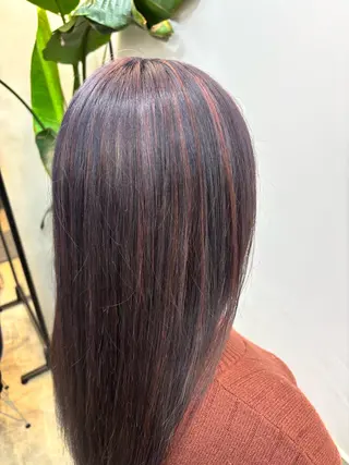 ロング カラー 🌷艶感カラー🌷 富施　優花のヘアスタイル